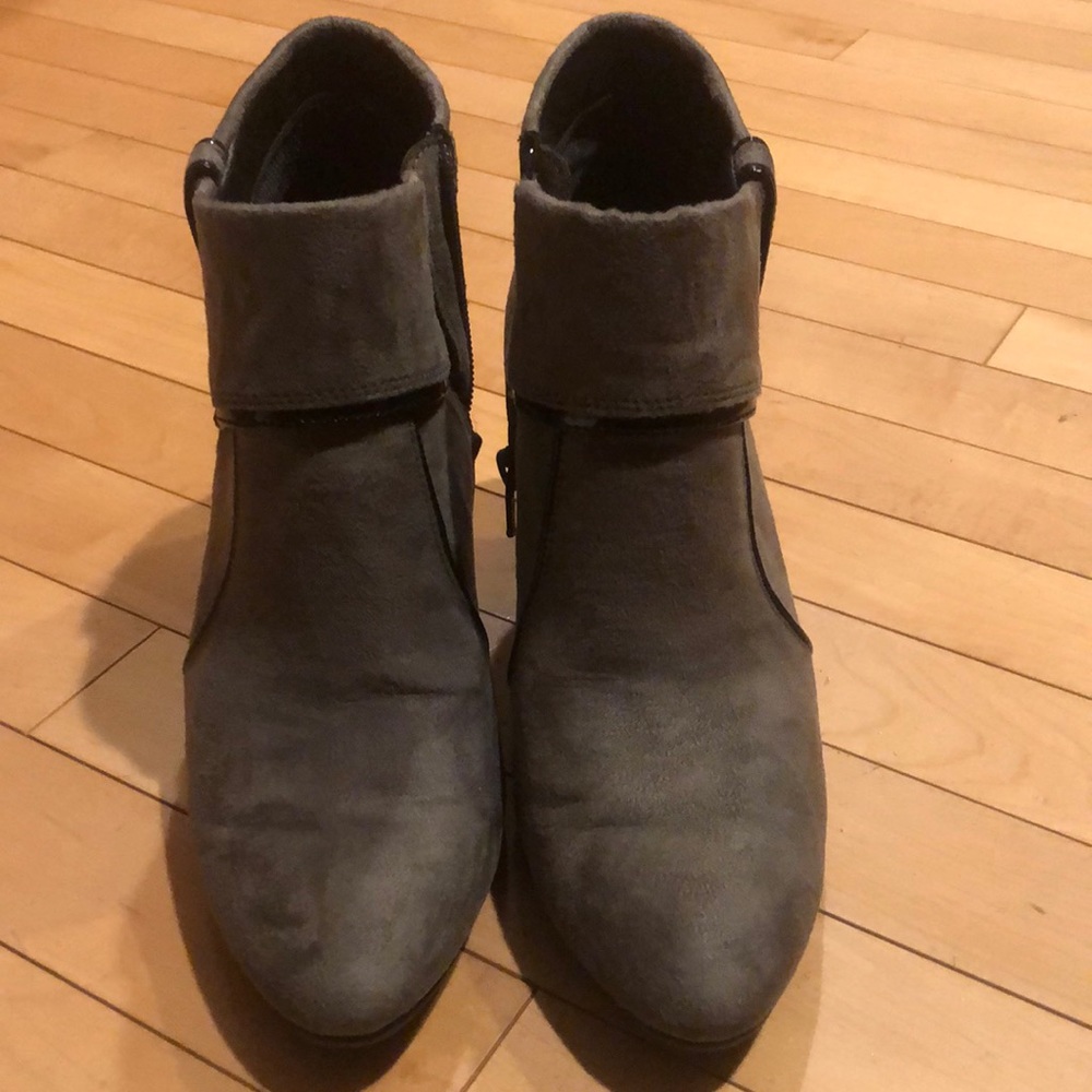 Suede booties